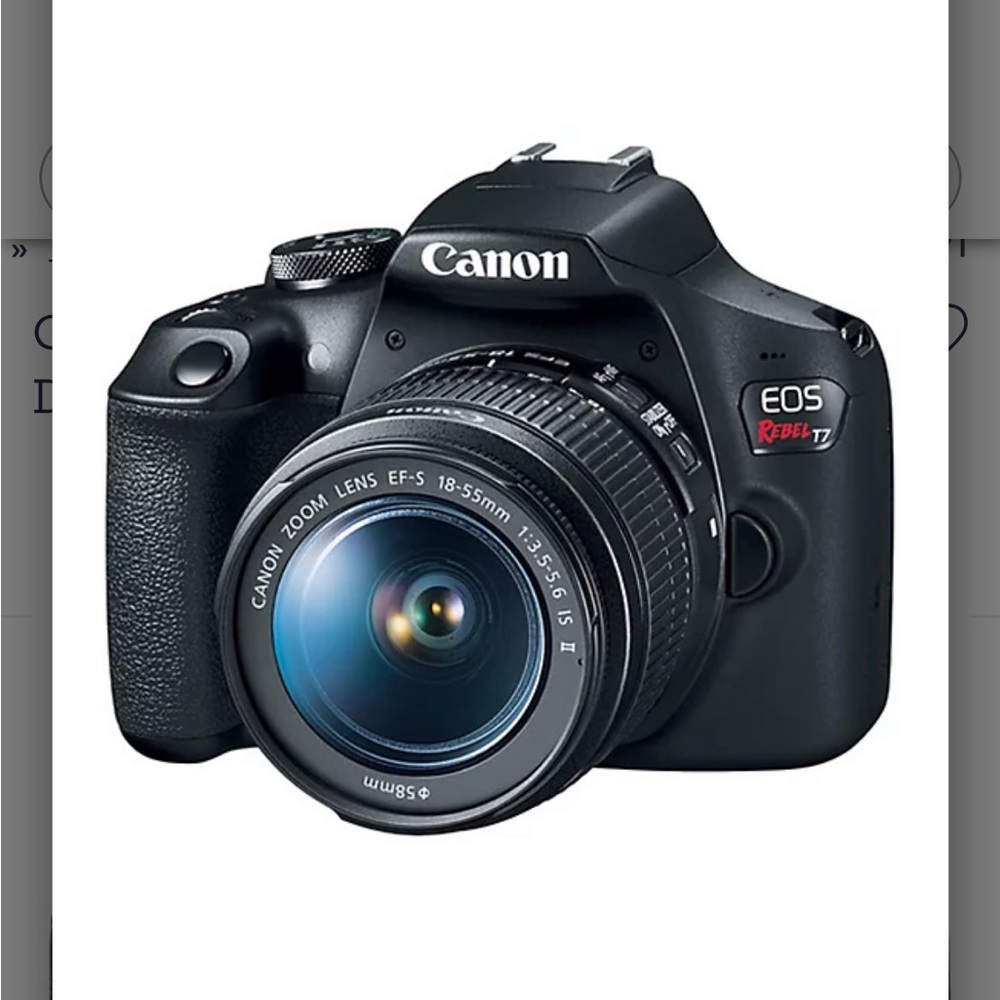 Camera Canon EOS Rebel T7